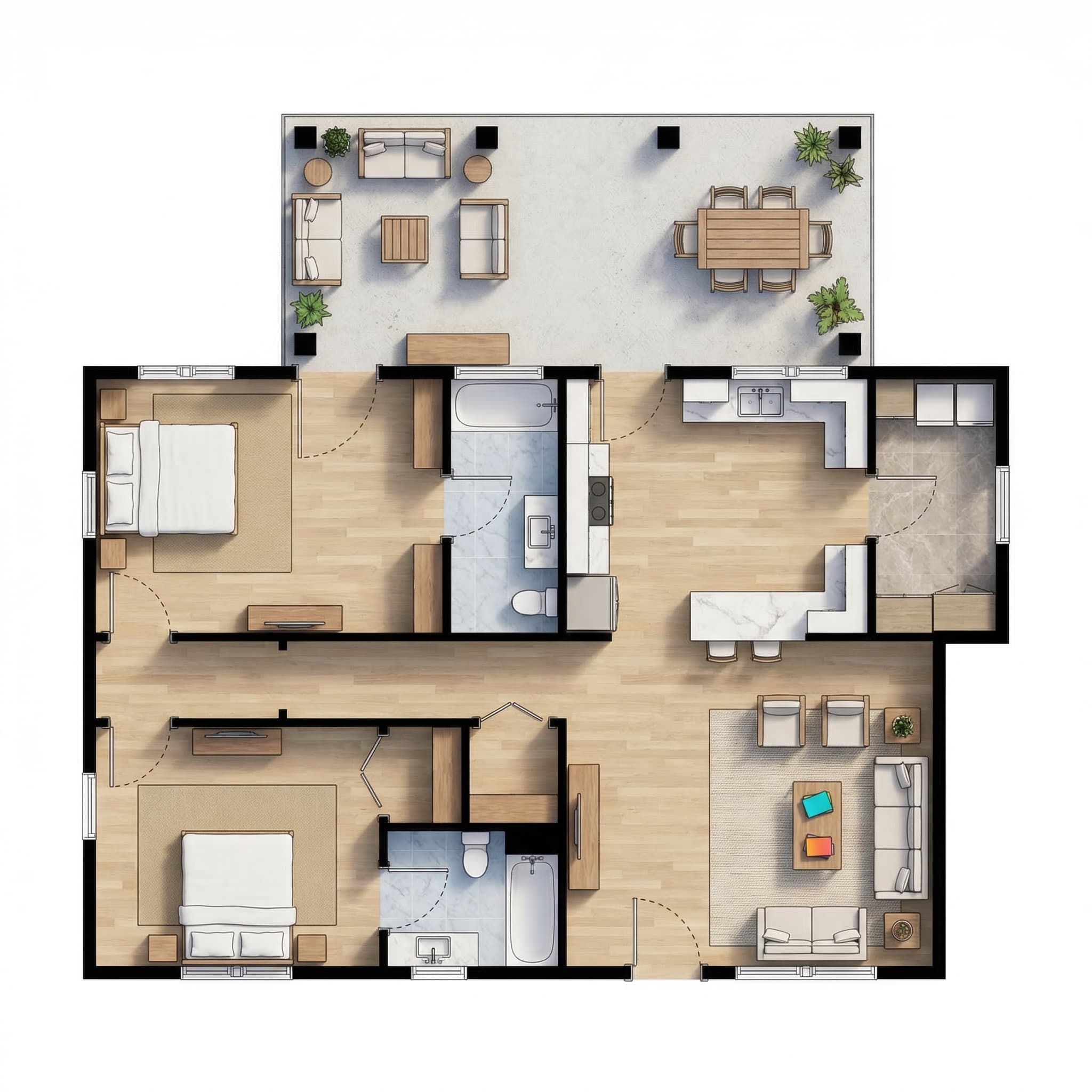 Modelo Roble Andino - vista 2